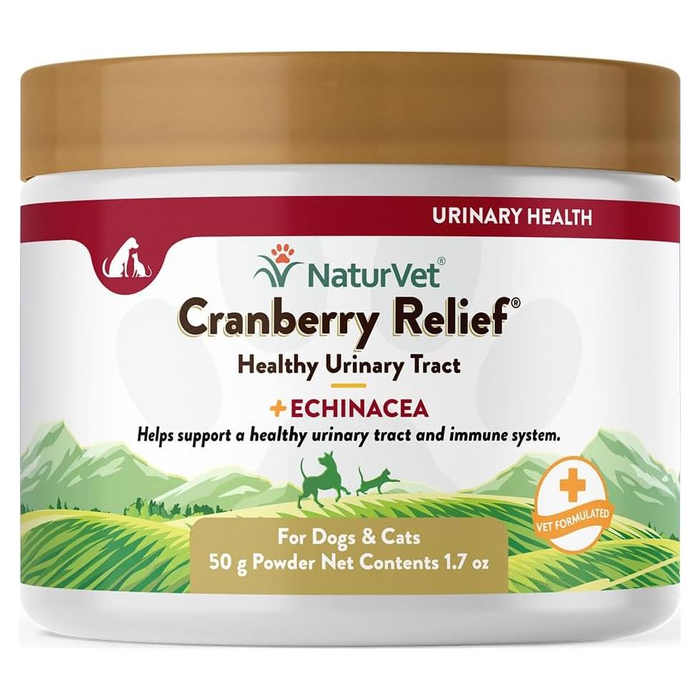 NaturVet Alivio de Arándano Plus 50g - Suplemento Urinario