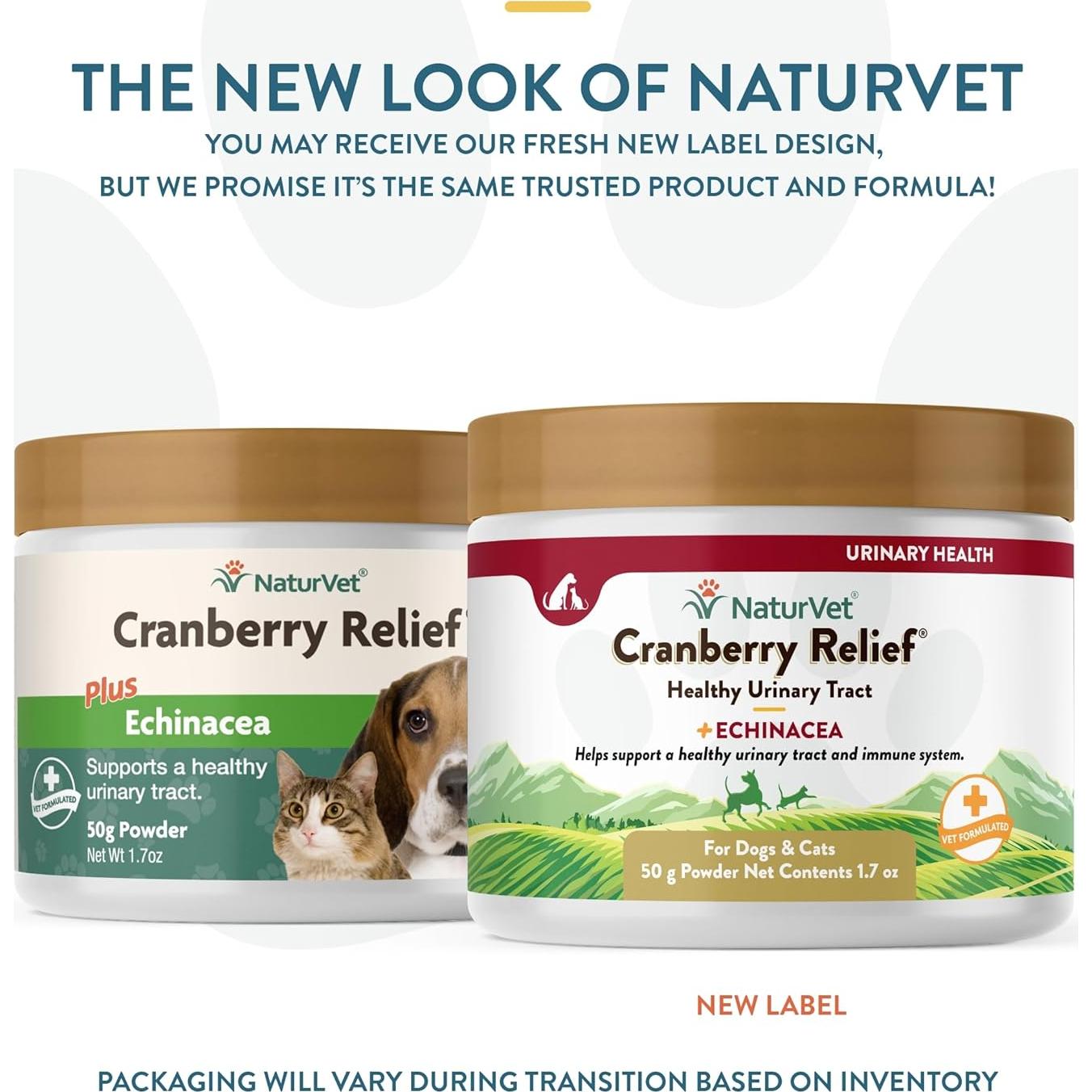 NaturVet Alivio de Arándano Plus 50g - Suplemento Urinario