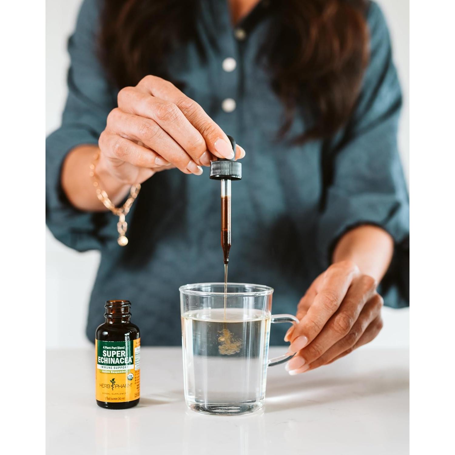 Extracto Líquido Echinacea Super Herb Pharm 118 ml Orgánico