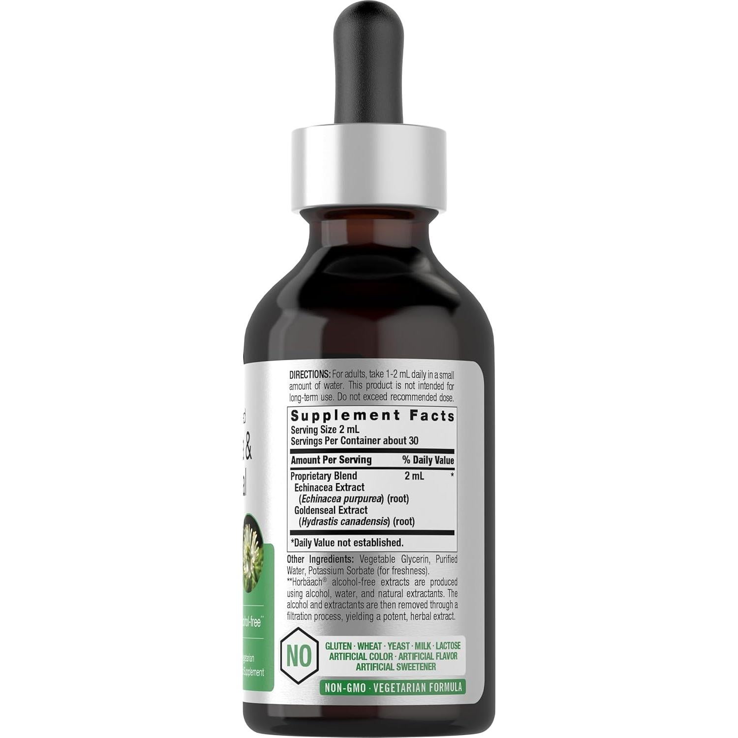 Extracto Líquido de Echinacea y Goldenseal Horbaach 59 ml