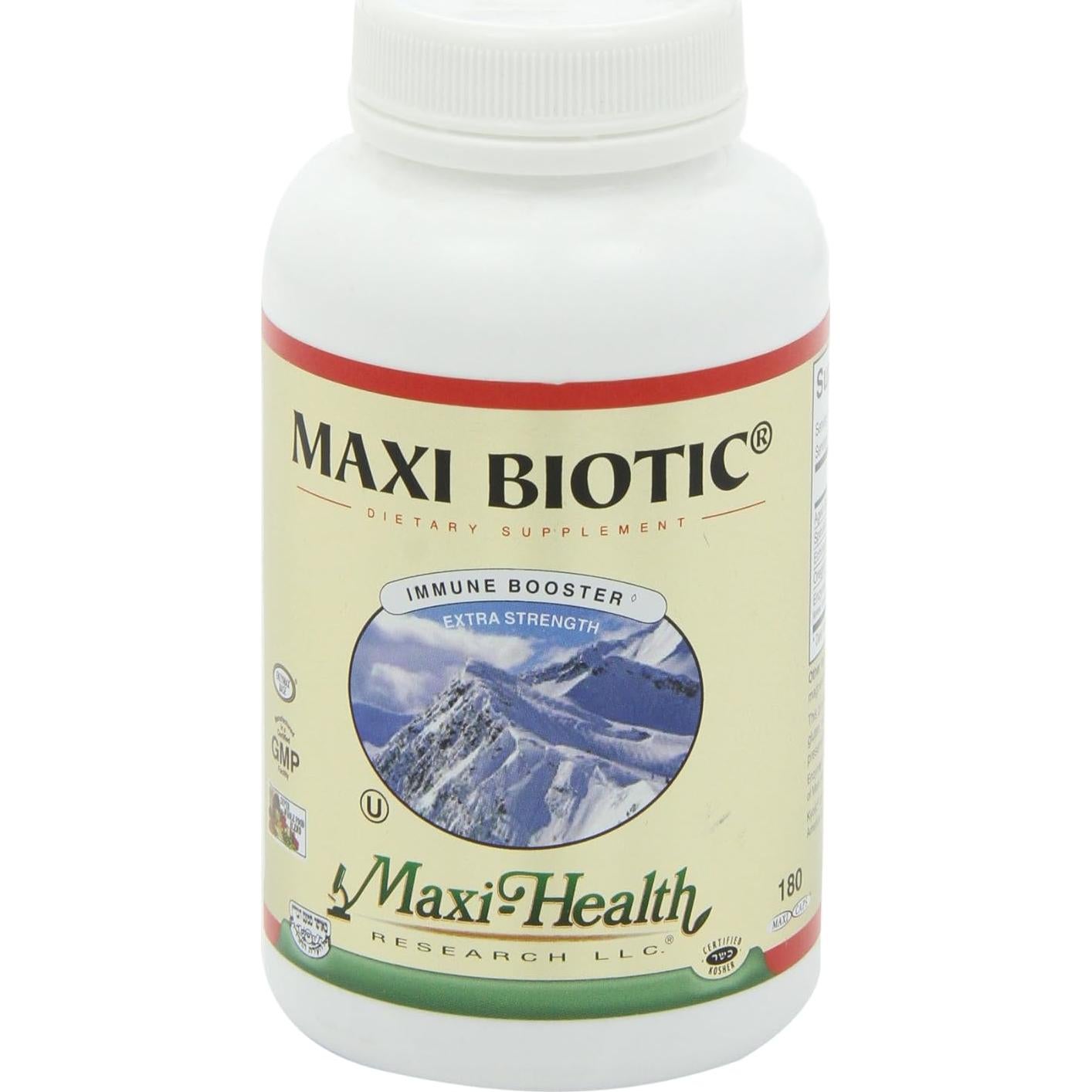 Maxi Health - Maxi Biotic Ajo Kyolic 180 Cápsulas Vegetales