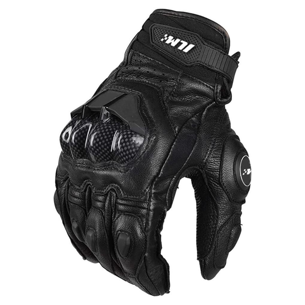 Guantes de motocicleta ILM Air Flow 3XL Negro táctiles