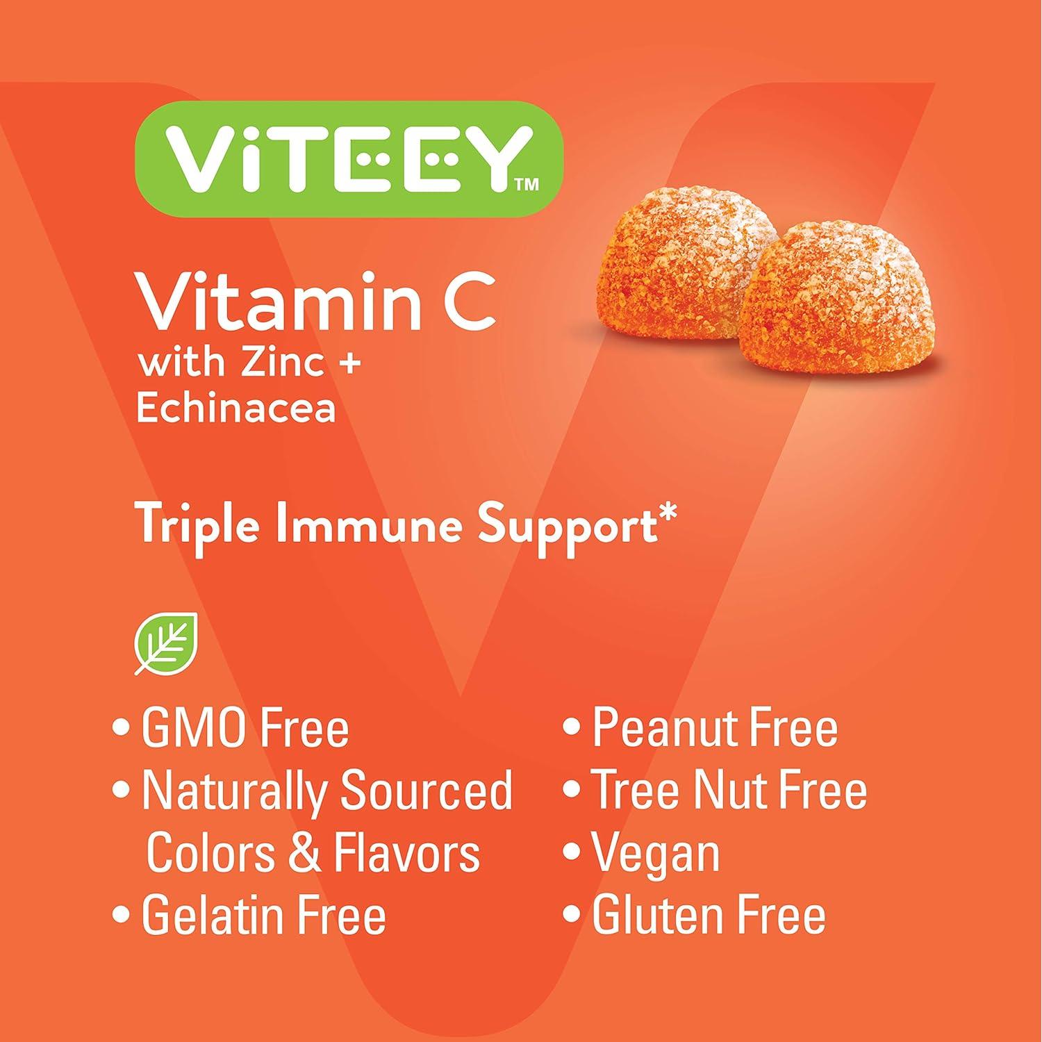 Gomitas de Vitamina C Viteey 60 Unidades - Veganas y Sin Gluten
