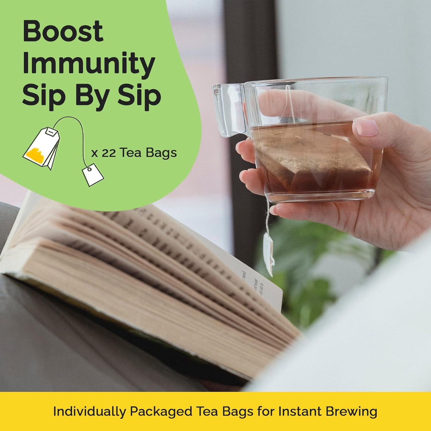 Té de Equinácea Premium Buddha's Herbs - 88 Bolsitas Orgánicas