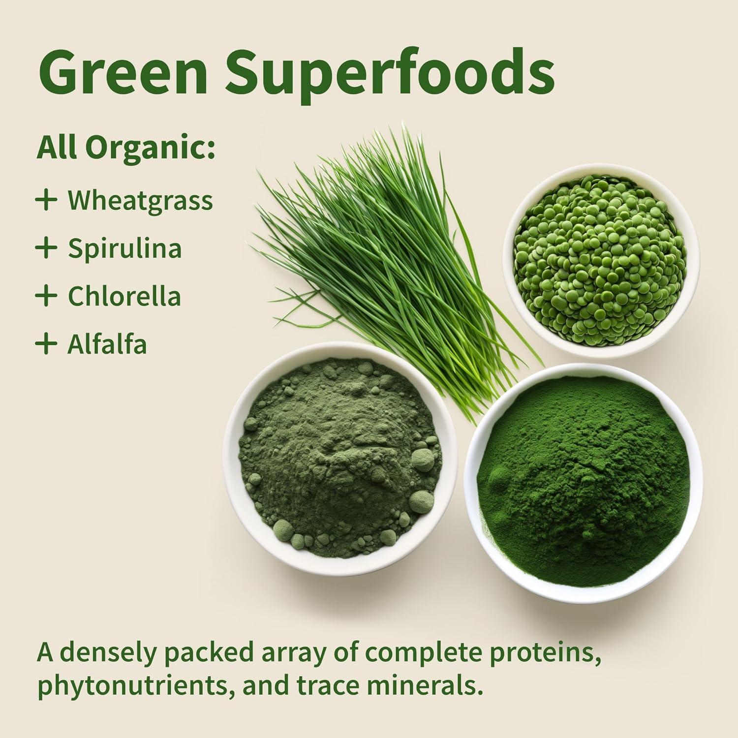 Cápsulas Orgánicas de Espirulina y Clorella Snap Supplements 120 Unidades