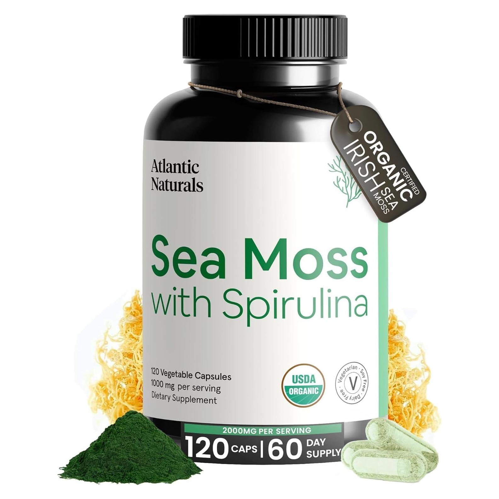 Cápsulas de Musgo Marino Irlandés Atlantic Naturals 120 ct