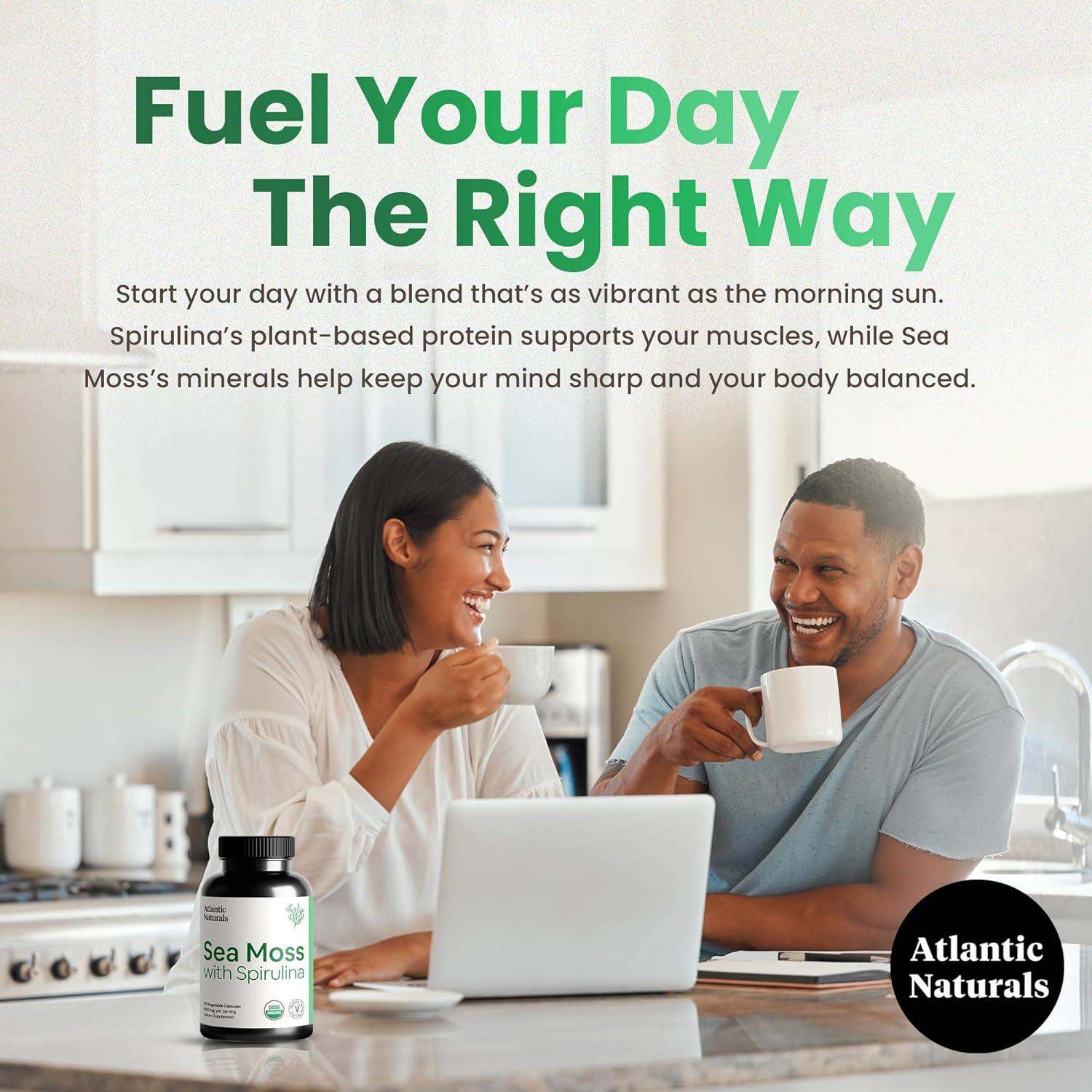 Cápsulas de Musgo Marino Irlandés Atlantic Naturals 120 ct