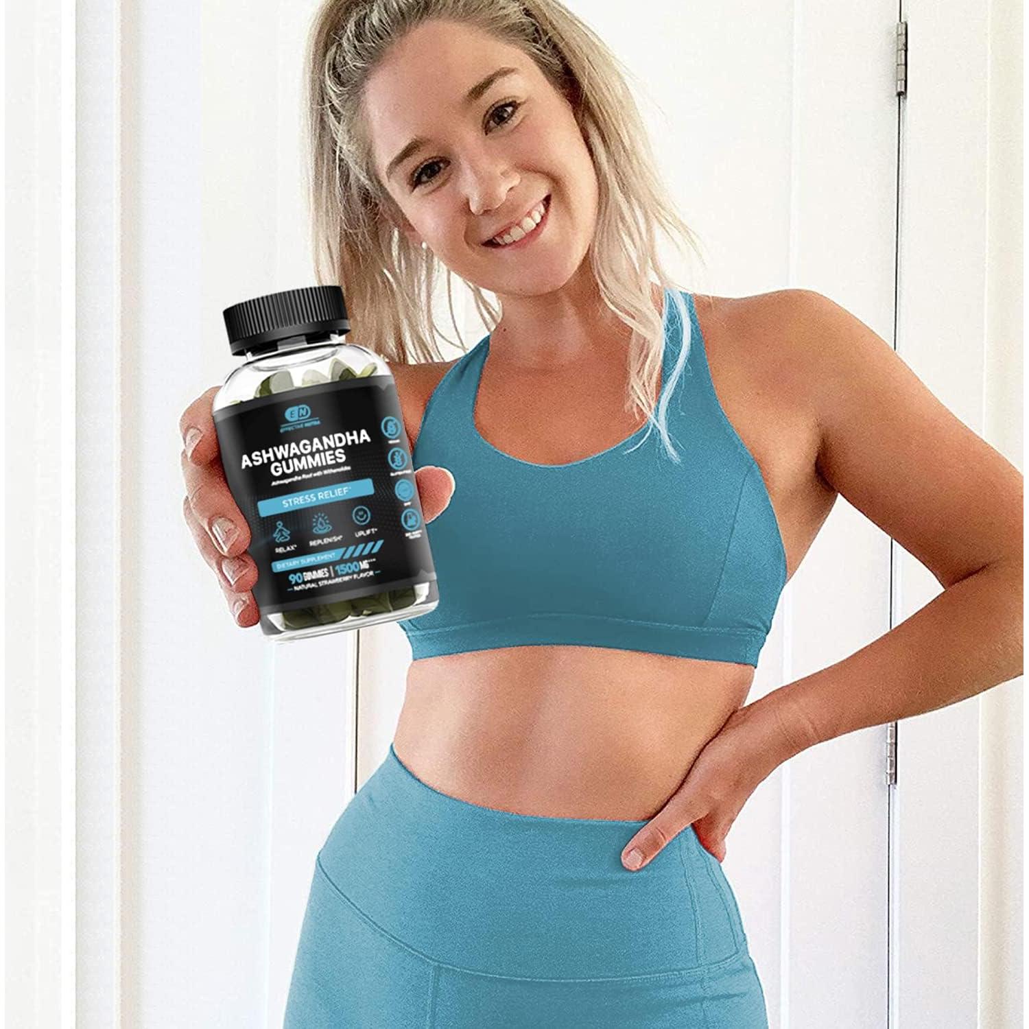 Gomitas de Ashwagandha 1500mg Effective Nutra - 90 Unidades