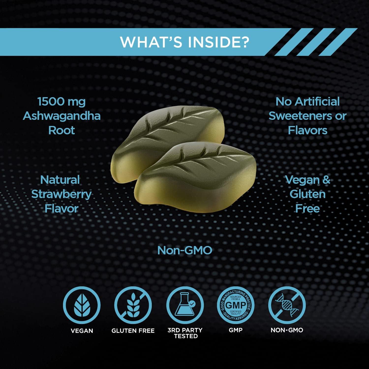 Gomitas de Ashwagandha 1500mg Effective Nutra - 90 Unidades