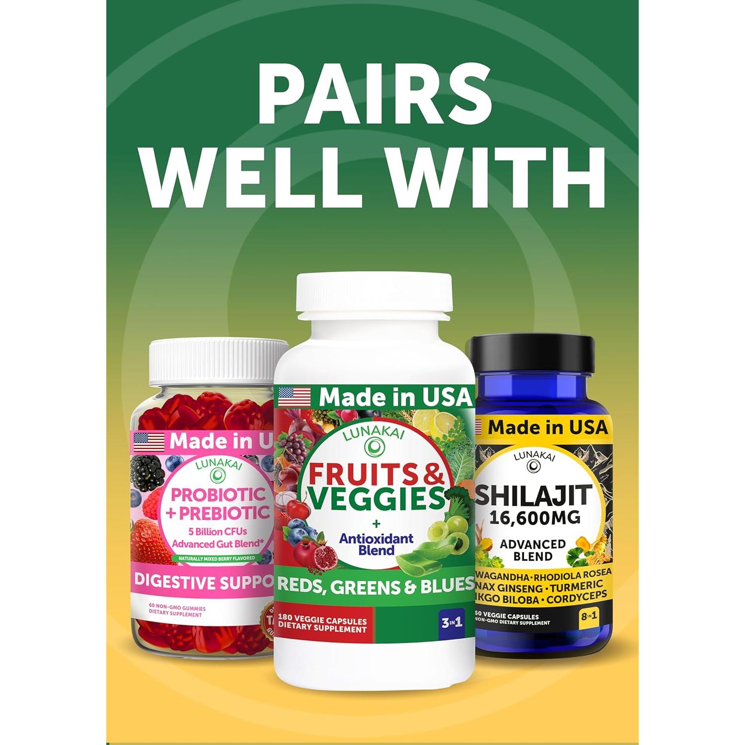 Cápsulas de Moringa Lunakai 7850mg - 60 Unidades Veganas