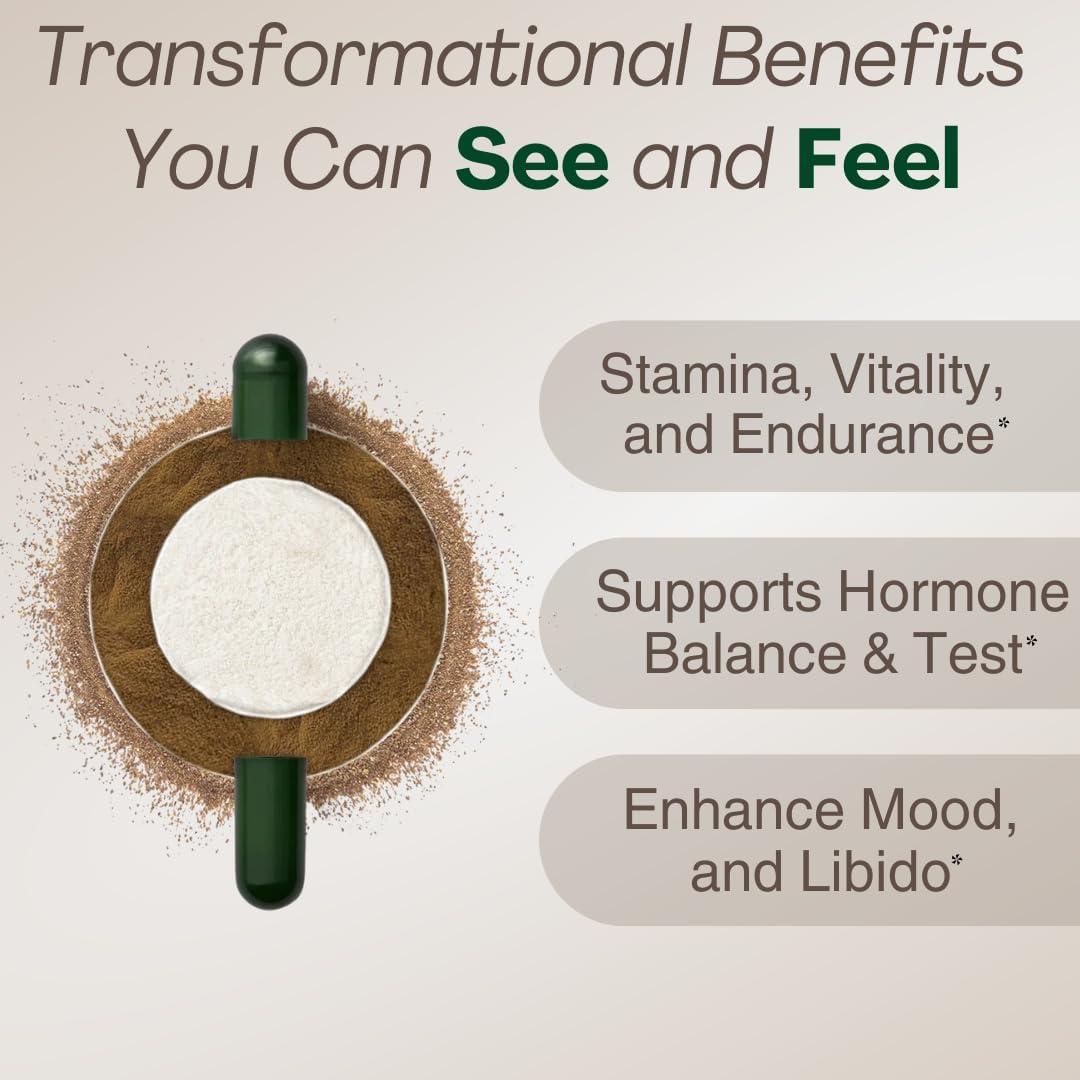 Suplemento Maca Negra Orgánica Plus+Ultra 40,000mg 40x 100g