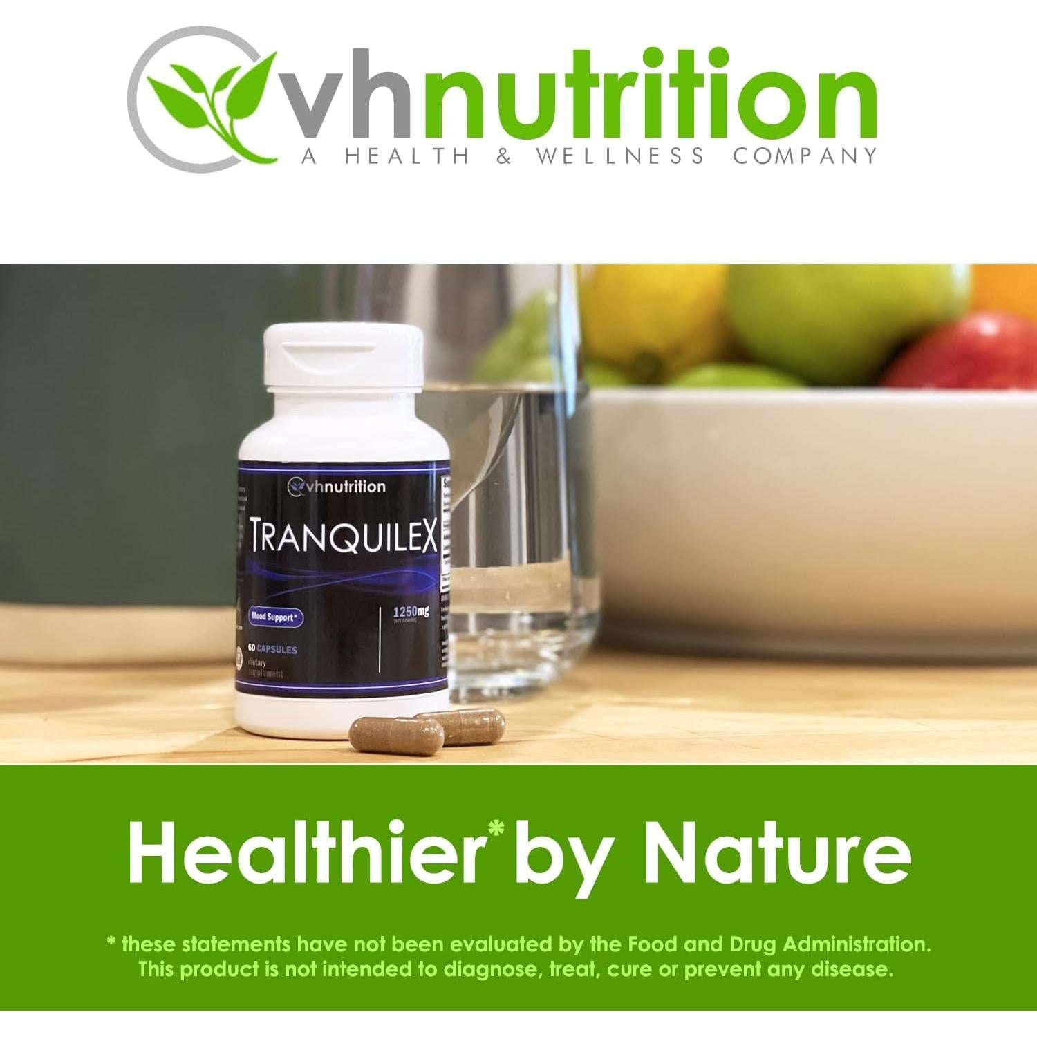 Suplemento Natural VH Nutrition Tranquilex 60 Cápsulas