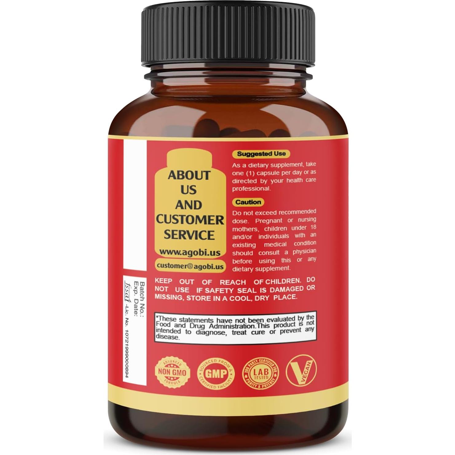 Suplemento Cerebral 9en1 Agobi - 90 Cápsulas Veganas