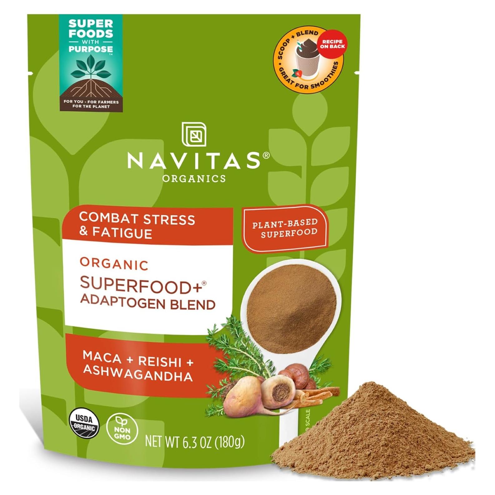Mezcla de Adaptógenos Superfood+ Navitas Organics 178g