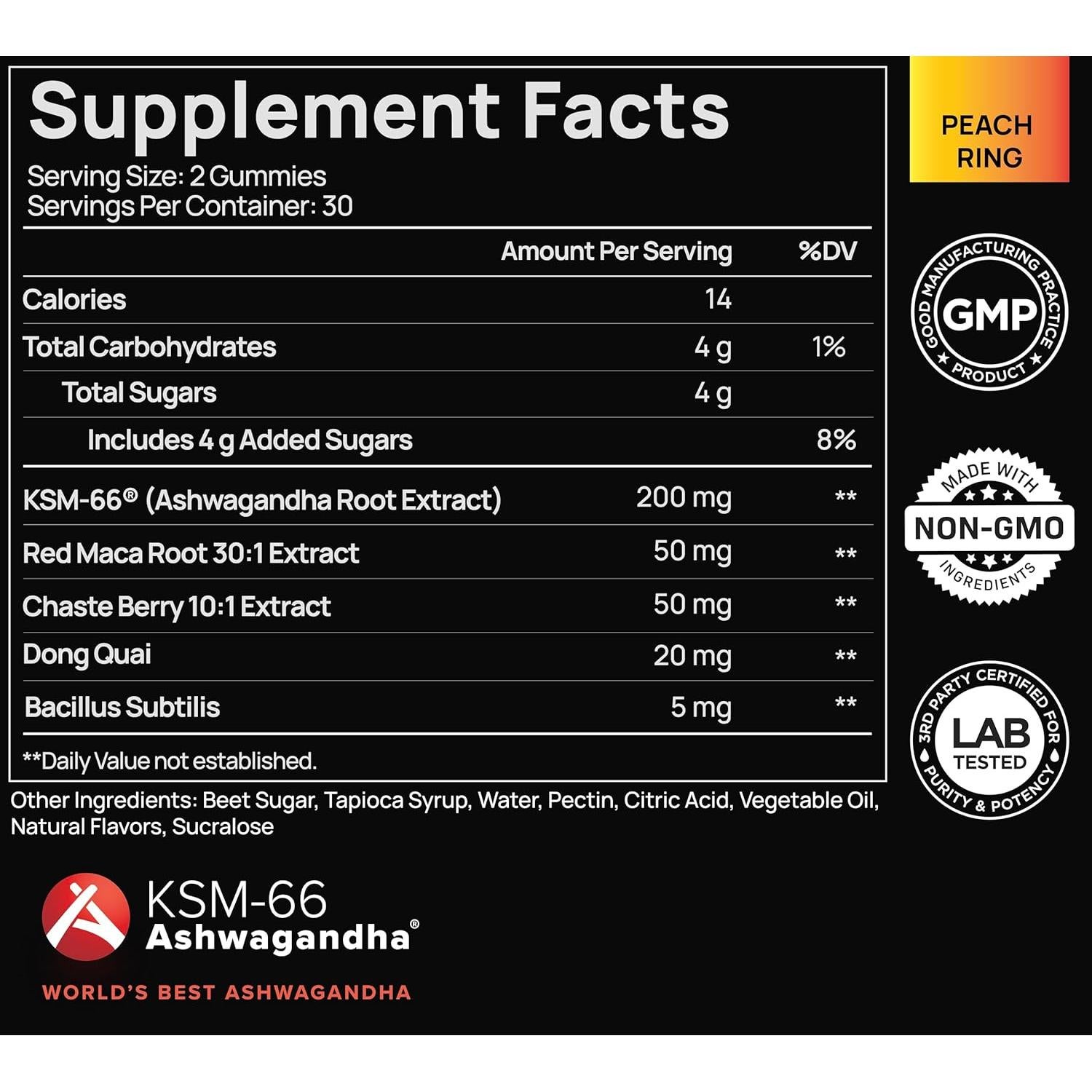 Gominolas Aumentador de Libido Femenina ELMNT 4050mg 30x Maca