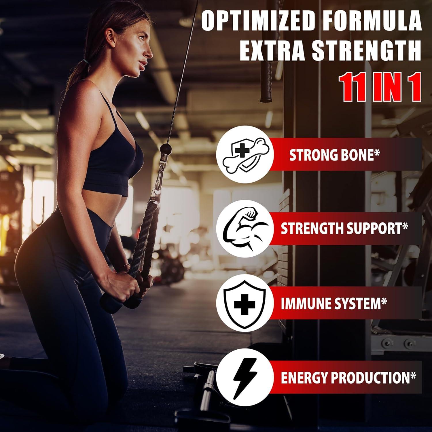 Suplemento de Testosterona Agobi - 60 Cápsulas - 11 Hierbas