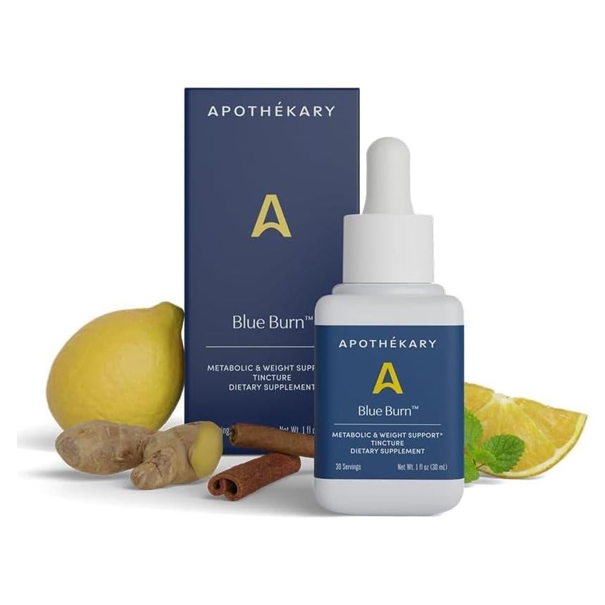 Suplemento Líquido Herbal Apothékary Blue Burn 36.3 ml
