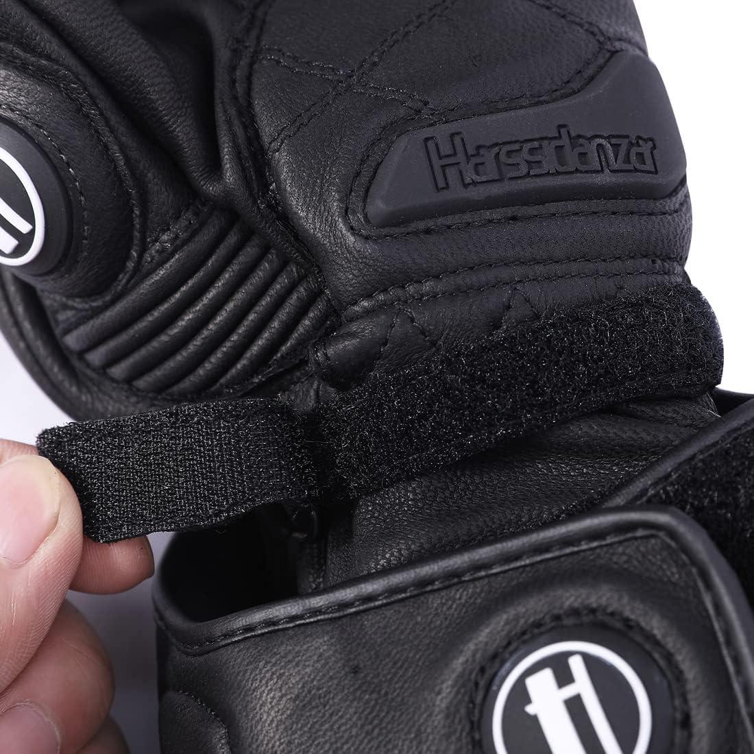 Guantes de motocicleta Harssidanzar KM045 con protección táctil