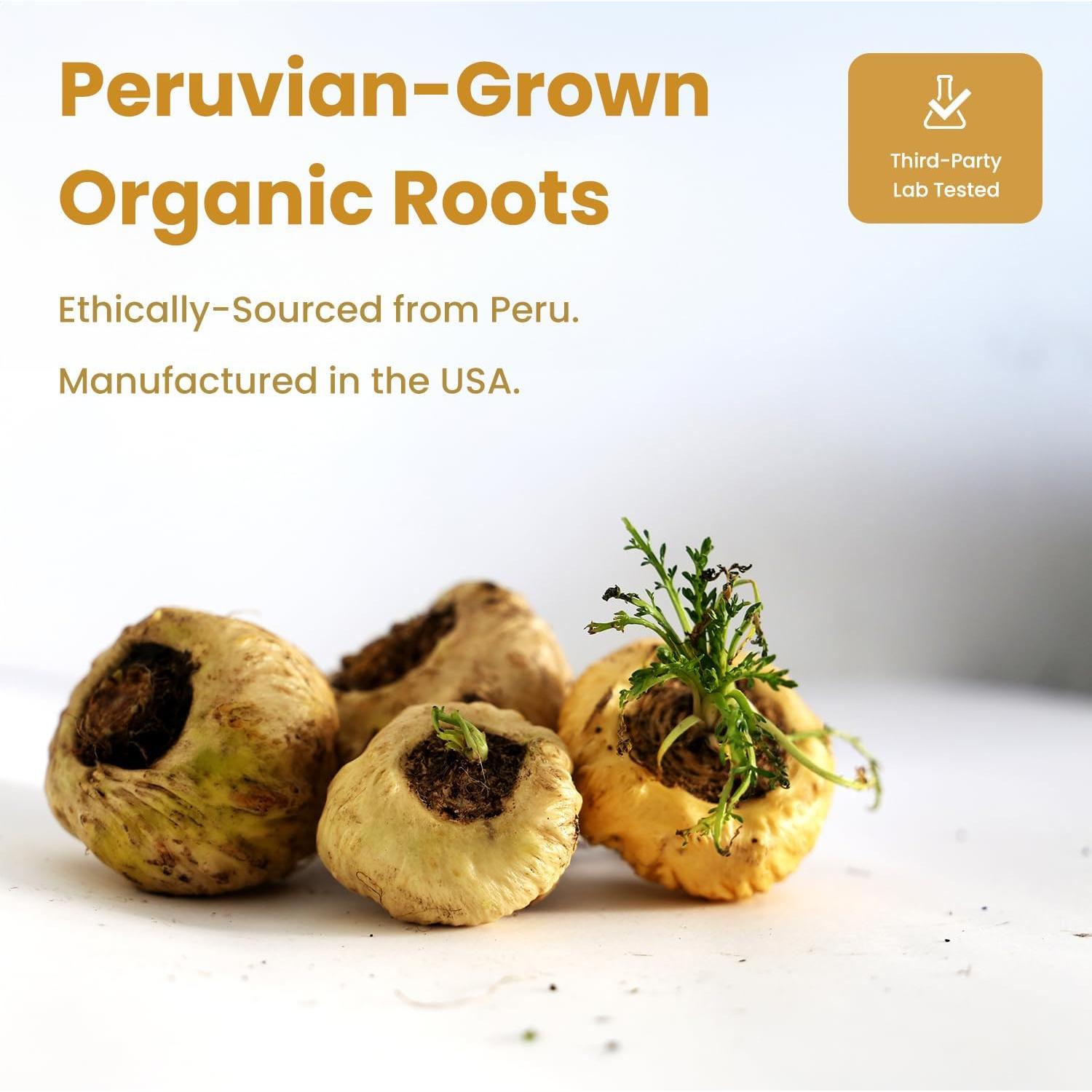 Cápsulas de Maca Orgánica NutraChamps 2100mg 180 Unidades