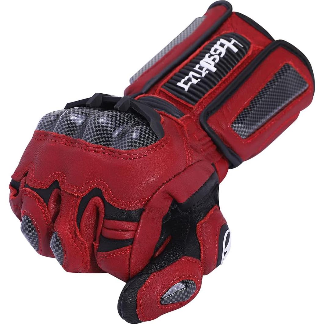 Guantes de motocicleta Harssidanzar KM045 con protección táctil