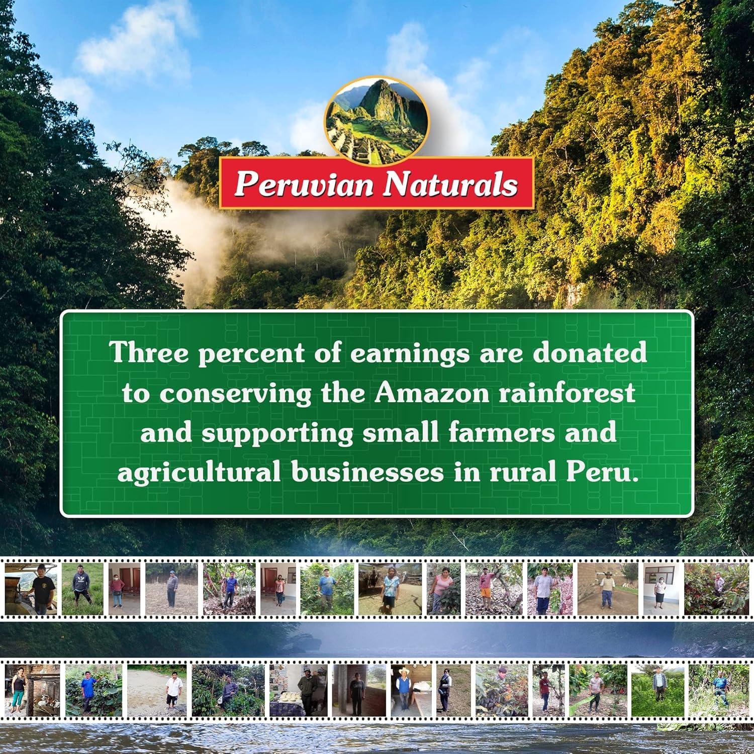 Cápsulas de Maca Orgánica 2400mg - 150 Pastillas Peruvian Naturals