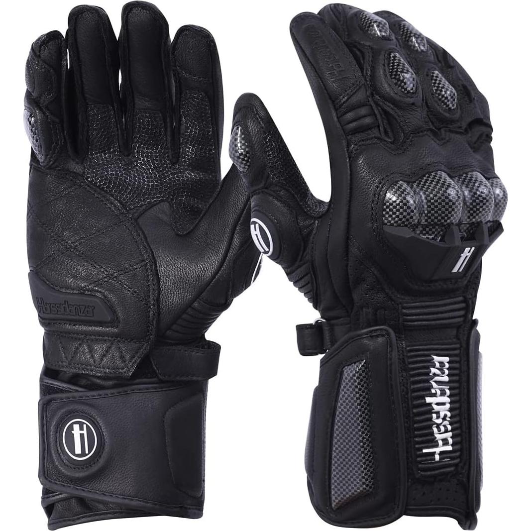 Guantes de motocicleta Harssidanzar KM045 con protección táctil