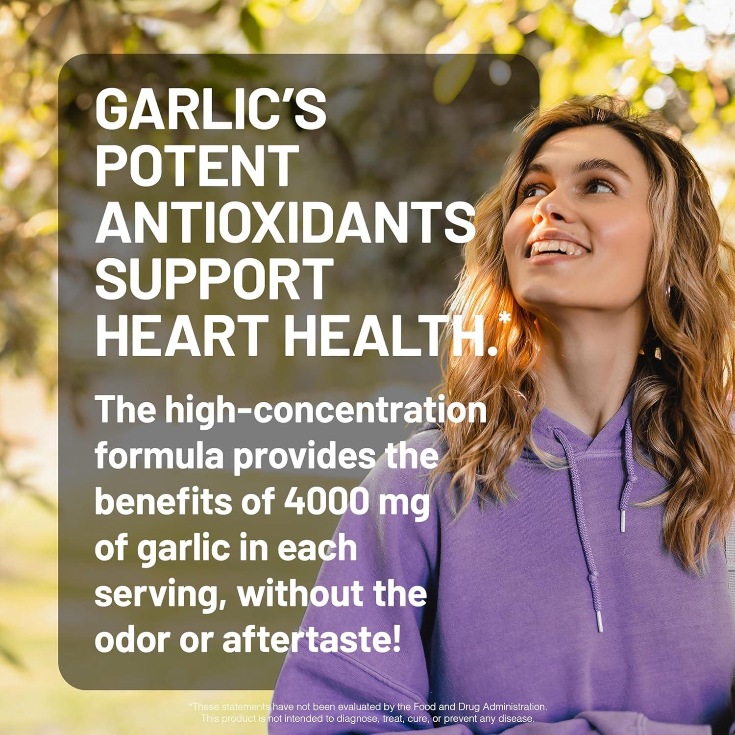 Suplemento de Ajo Sin Olor NatureWise 4000mg - 60 Softgels