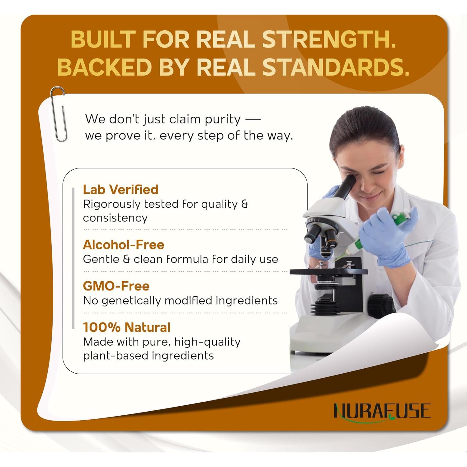 Gotas Líquidas NuraFuse Raíz de Maca 60ml - Ultra Potente 1520mg