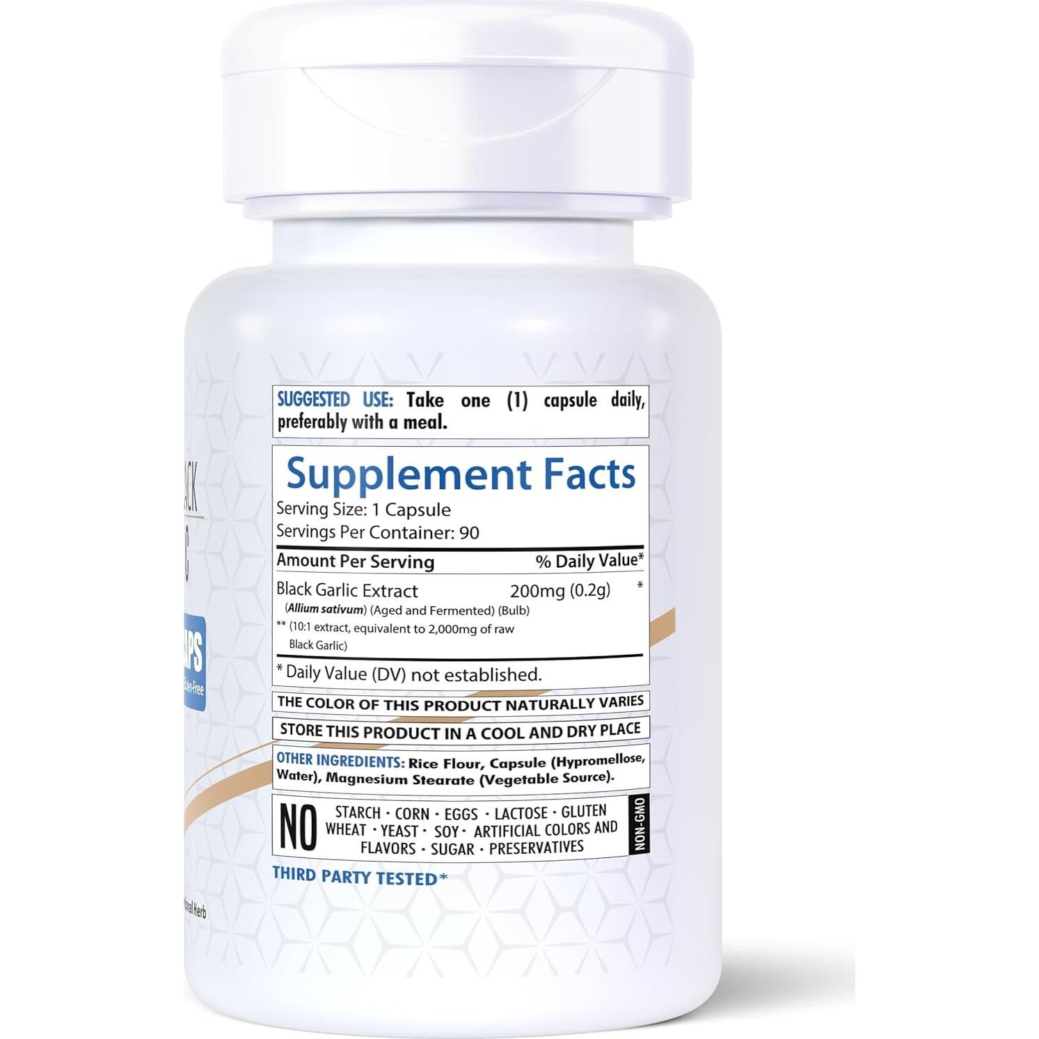 Cápsulas de Ajo Negro Envejecido 2000 mg HealthFare | 90 Veganas