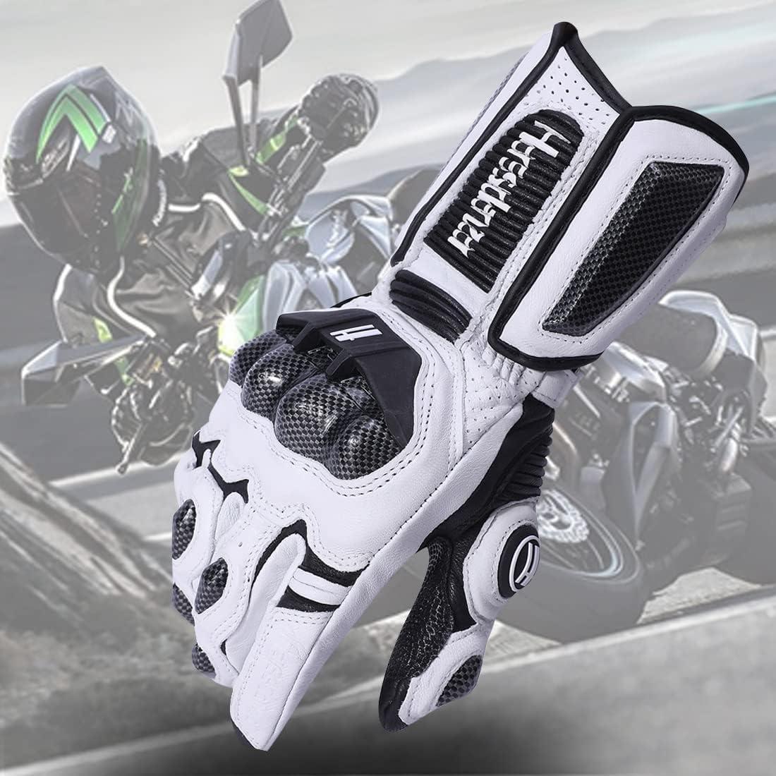 Guantes de motocicleta Harssidanzar KM045 con protección Táctil