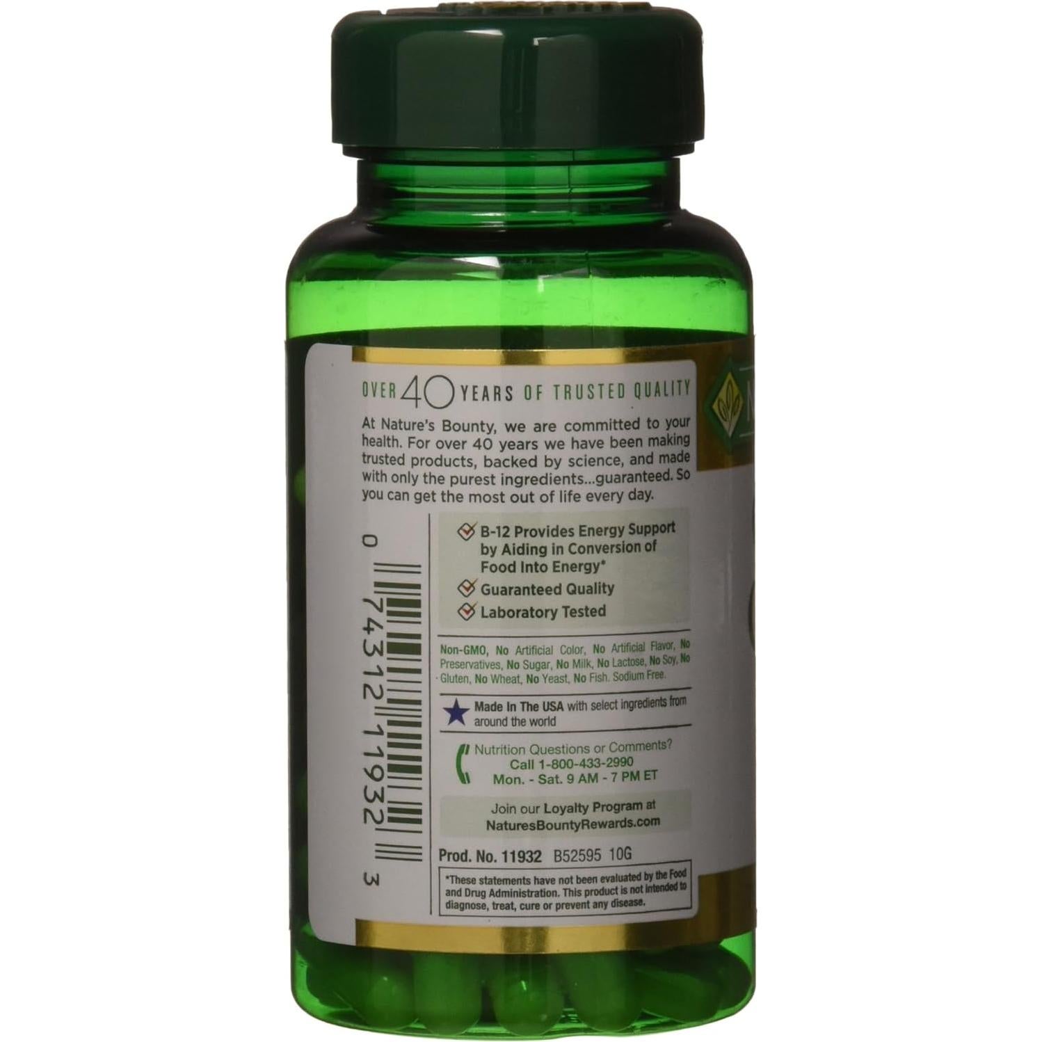 Cápsulas de Ginseng Plus con Jalea Real Nature's Bounty - 75 Unidades