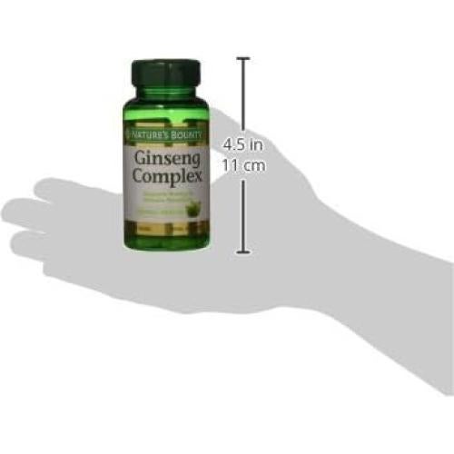 Cápsulas de Ginseng Plus con Jalea Real Nature's Bounty - 75 Unidades