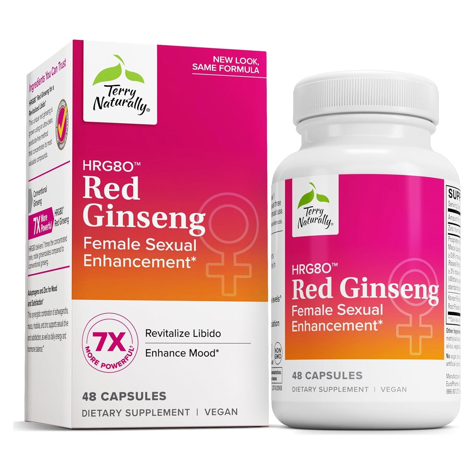 Suplemento Dietético Terry Naturally Ginseng Rojo 48 Cápsulas