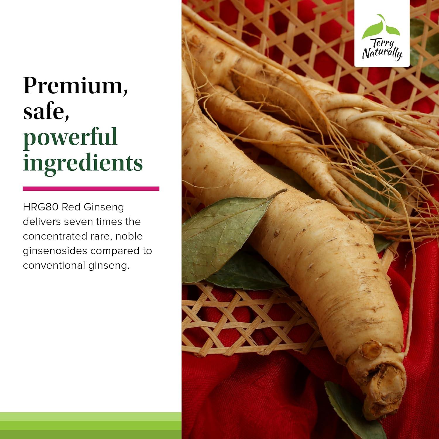 Suplemento Dietético Terry Naturally Ginseng Rojo 48 Cápsulas