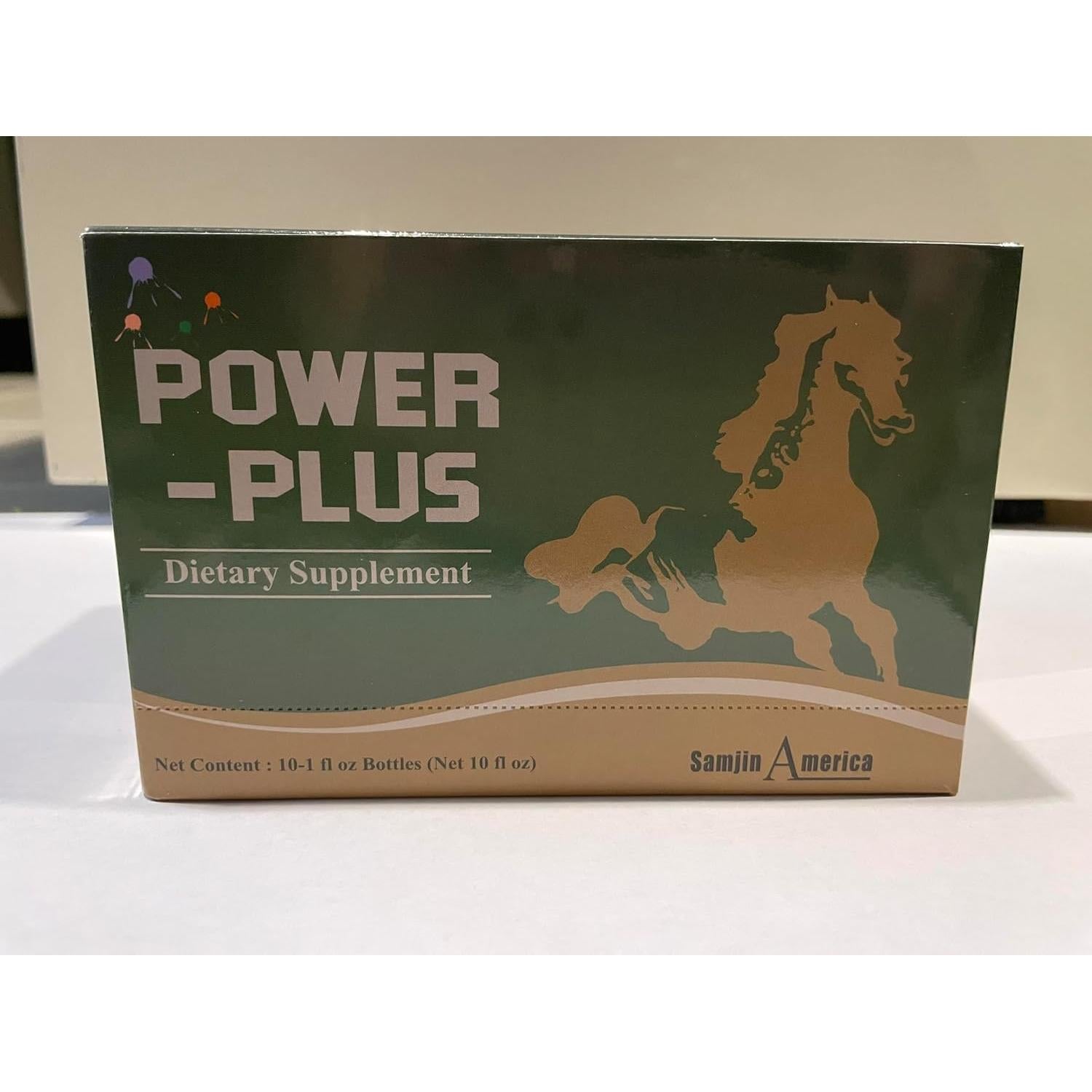 Suplemento Líquido de Ginseng Rojo Coreano Power Plus - 10 Botellas 29.57 ML