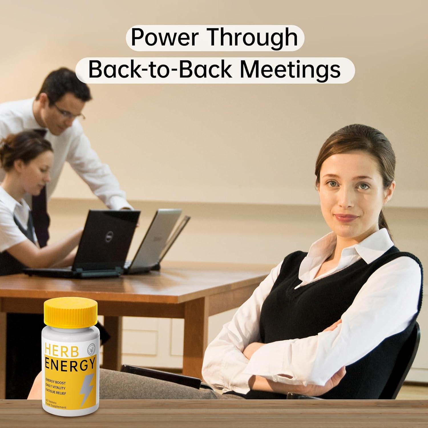 Suplemento Energía Natural 800mg Ginseng Maca 60 Tabletas