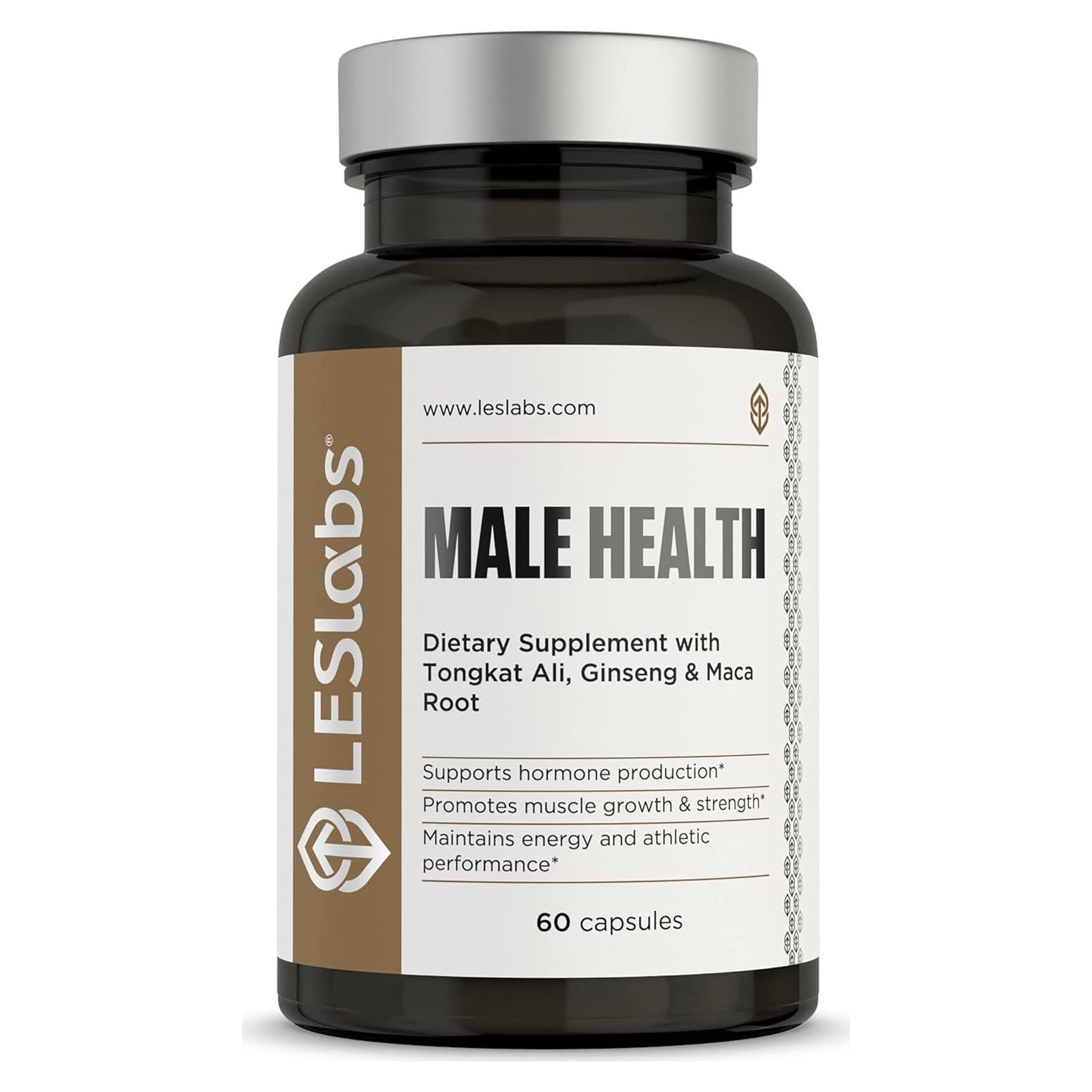 Suplemento Salud Masculina LES Labs - 60 Cápsulas de Hormonas