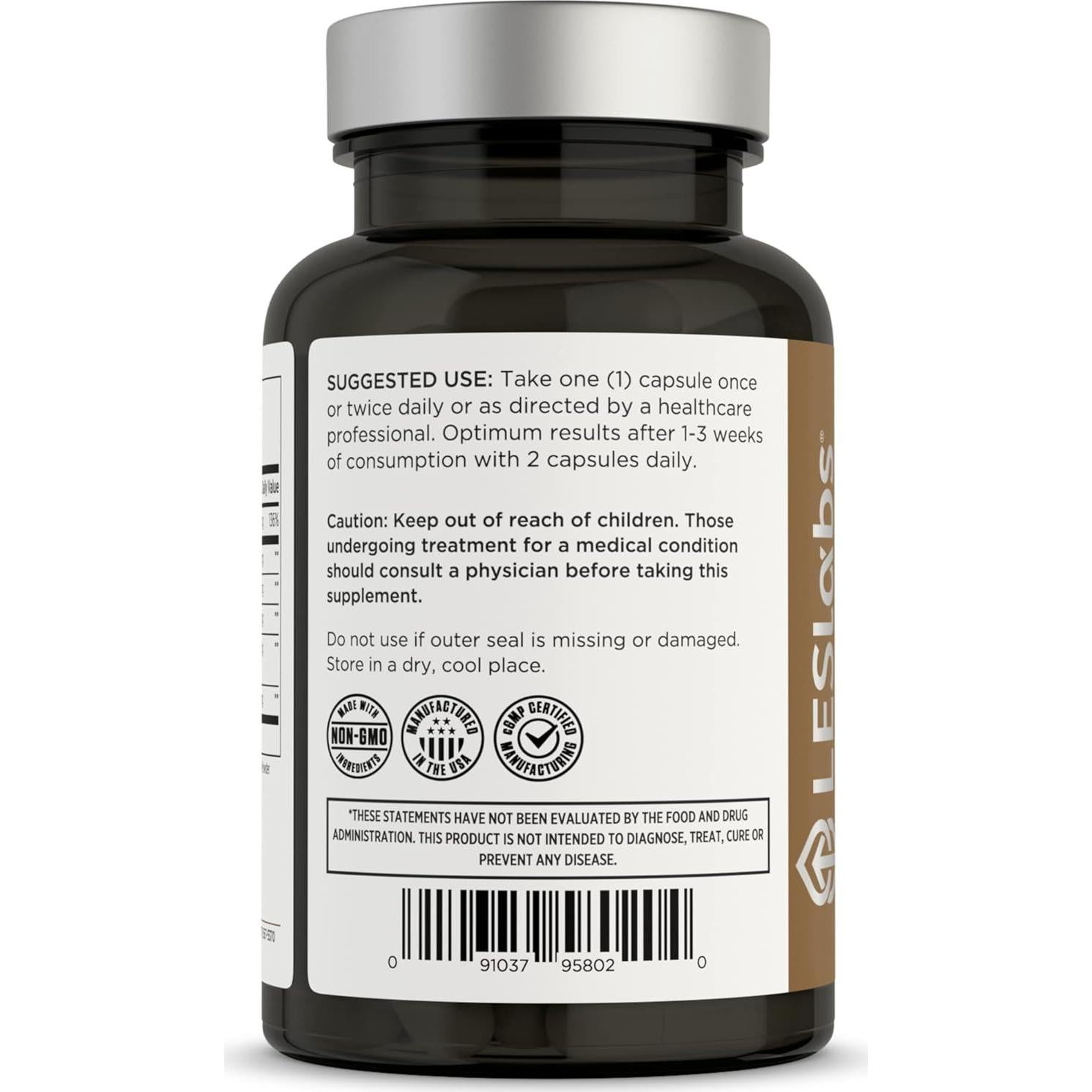 Suplemento Salud Masculina LES Labs - 60 Cápsulas de Hormonas