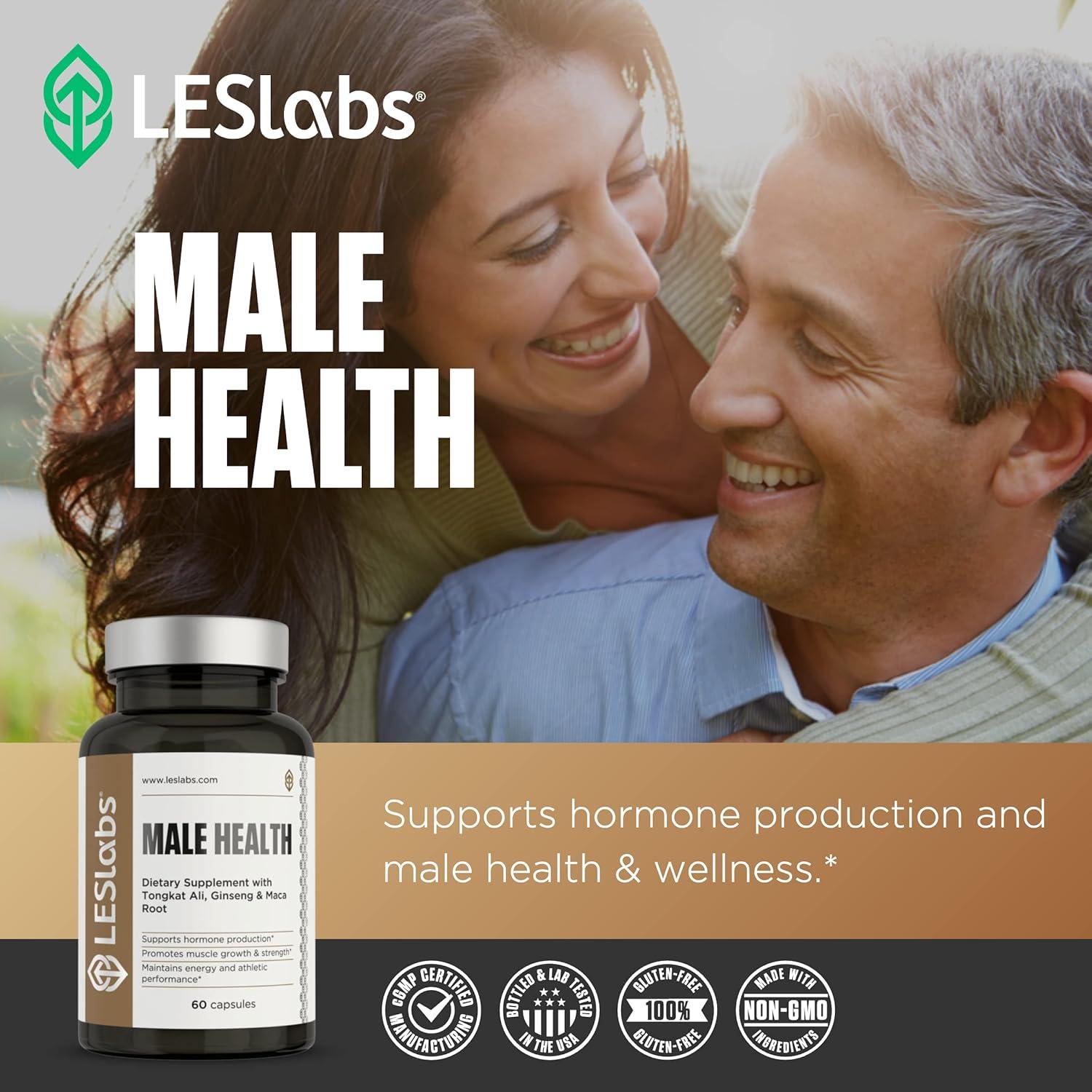 Suplemento Salud Masculina LES Labs - 60 Cápsulas de Hormonas