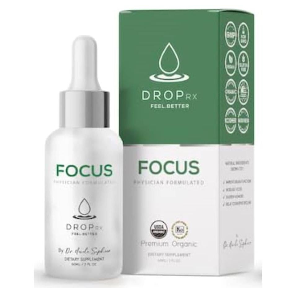 DropRx Suplemento Líquido Enfoque Mental 59.15 ml - Orgánico