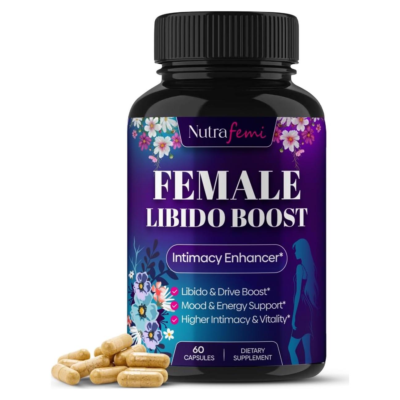 Acelerador de Libido Femenina Nutrafemi - 60 Cápsulas Naturales