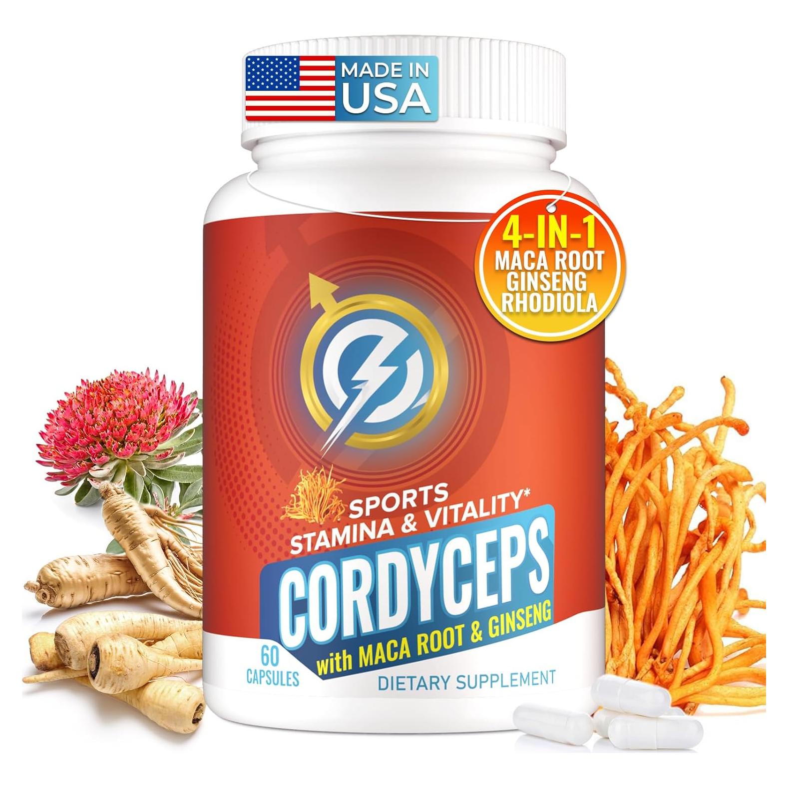 Cápsulas de Hongo Cordyceps Mezqai - Suplemento Energético 60 Unidades