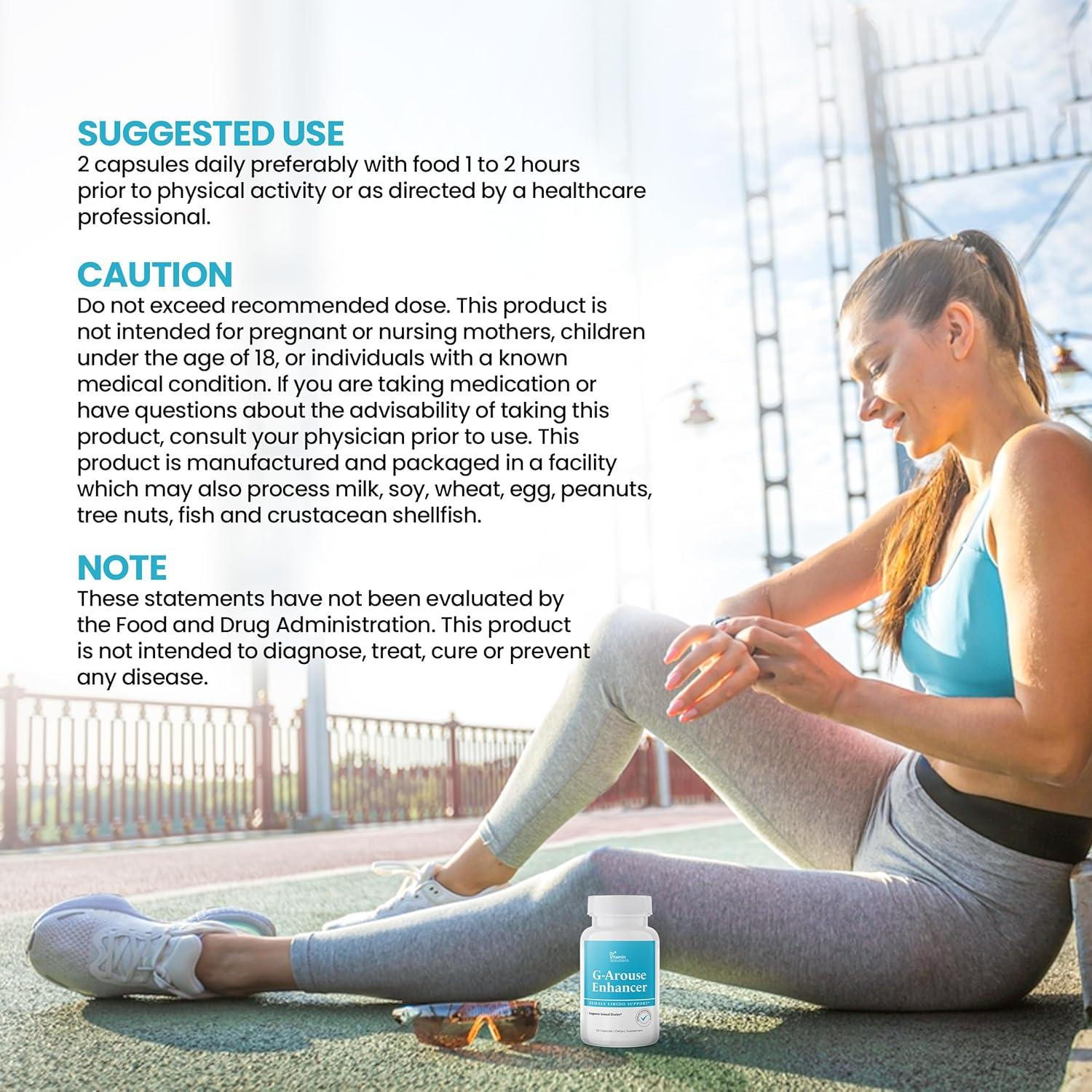 G-Arouse Dr Vitamina Mejorador de Libido Femenino 60 Cápsulas