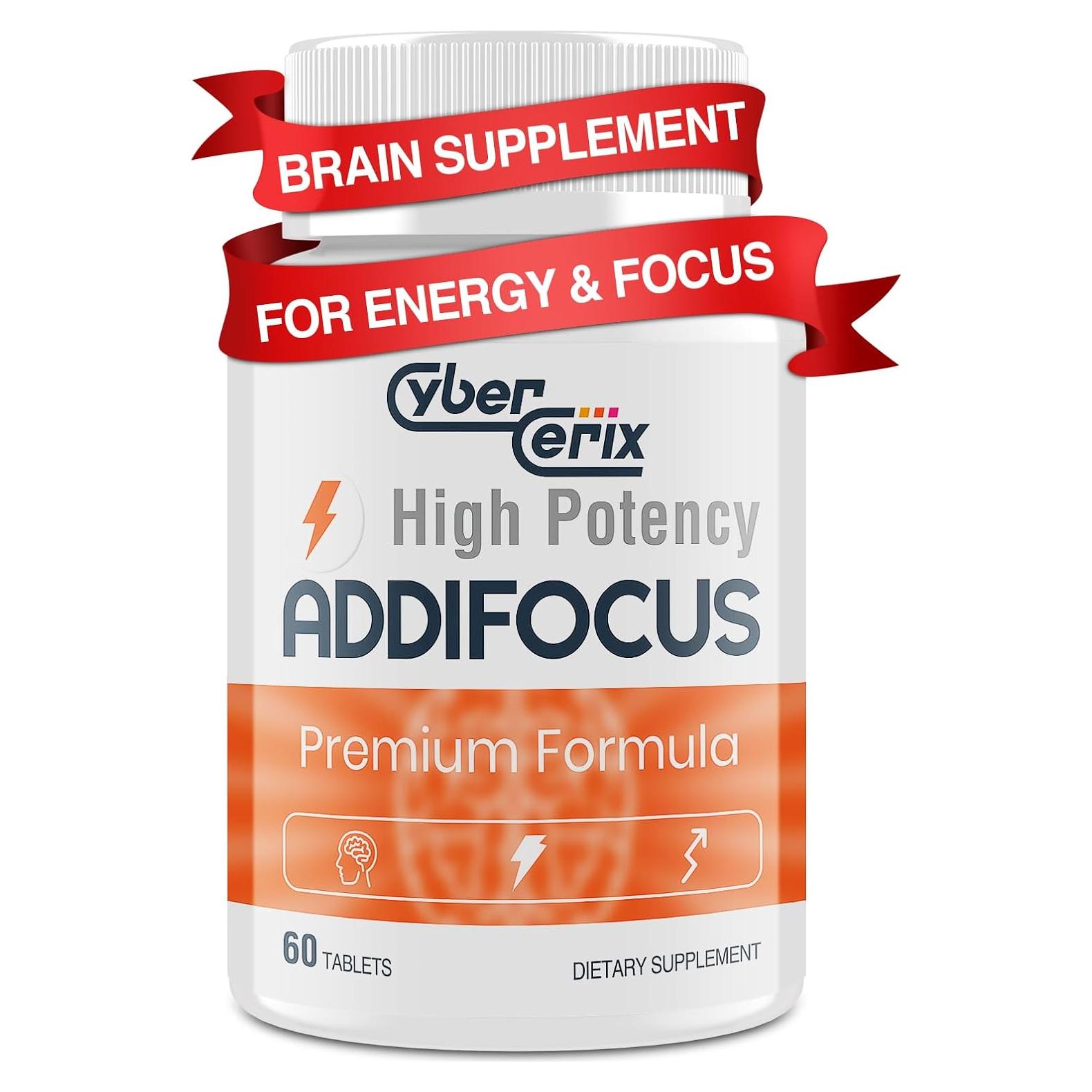 Suplemento Nootrópico CyberCerix 17-en-1 para Memoria 60 Tabletas