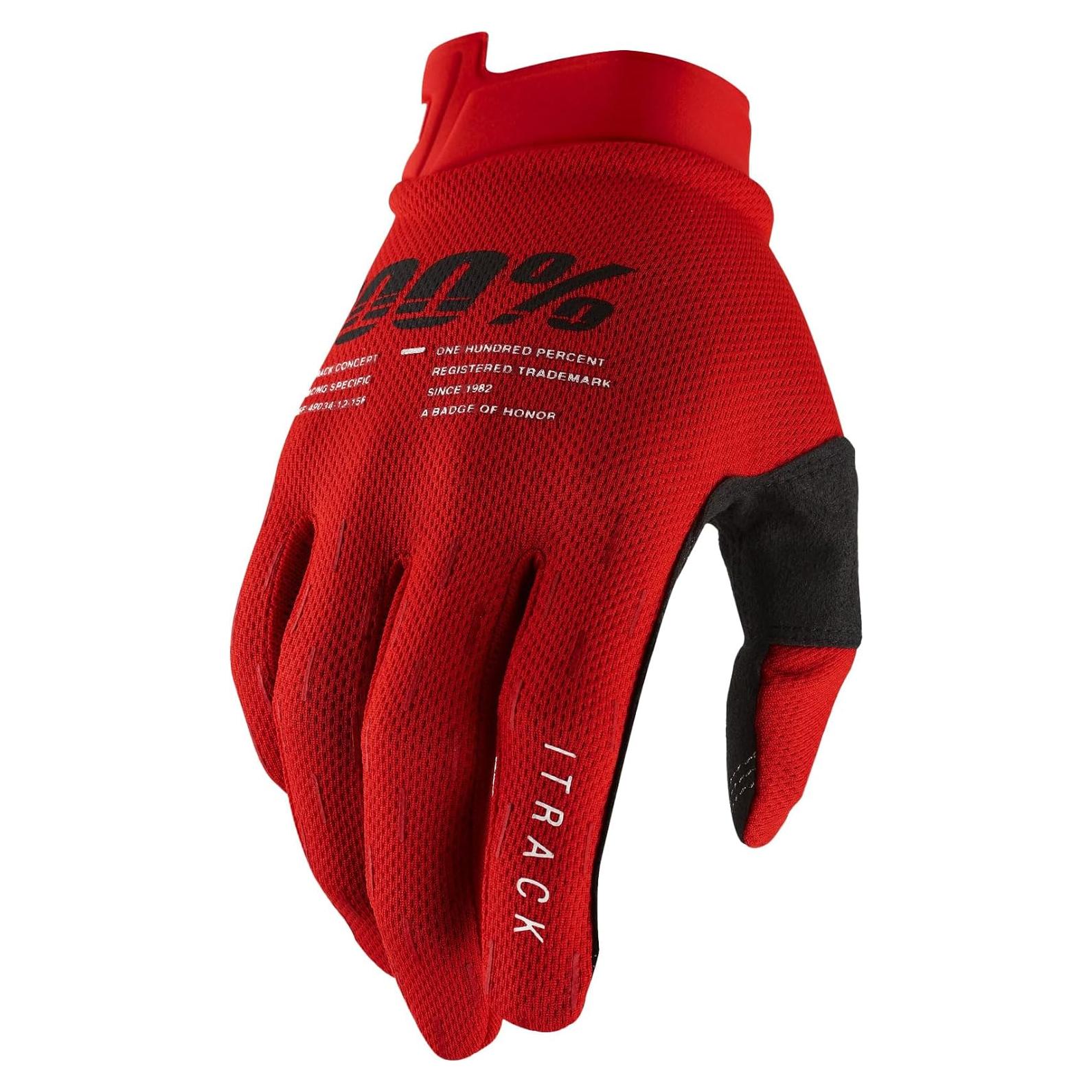 Guantes Motocross 100% ITRACK Aqua Talla Pequeña