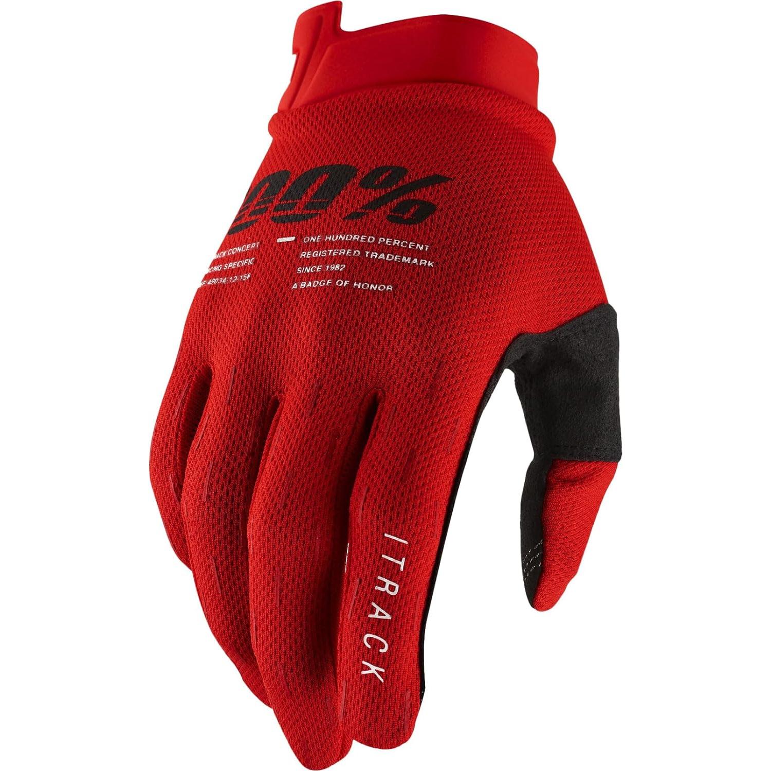 Guantes Motocross 100% ITRACK Aqua Talla Pequeña
