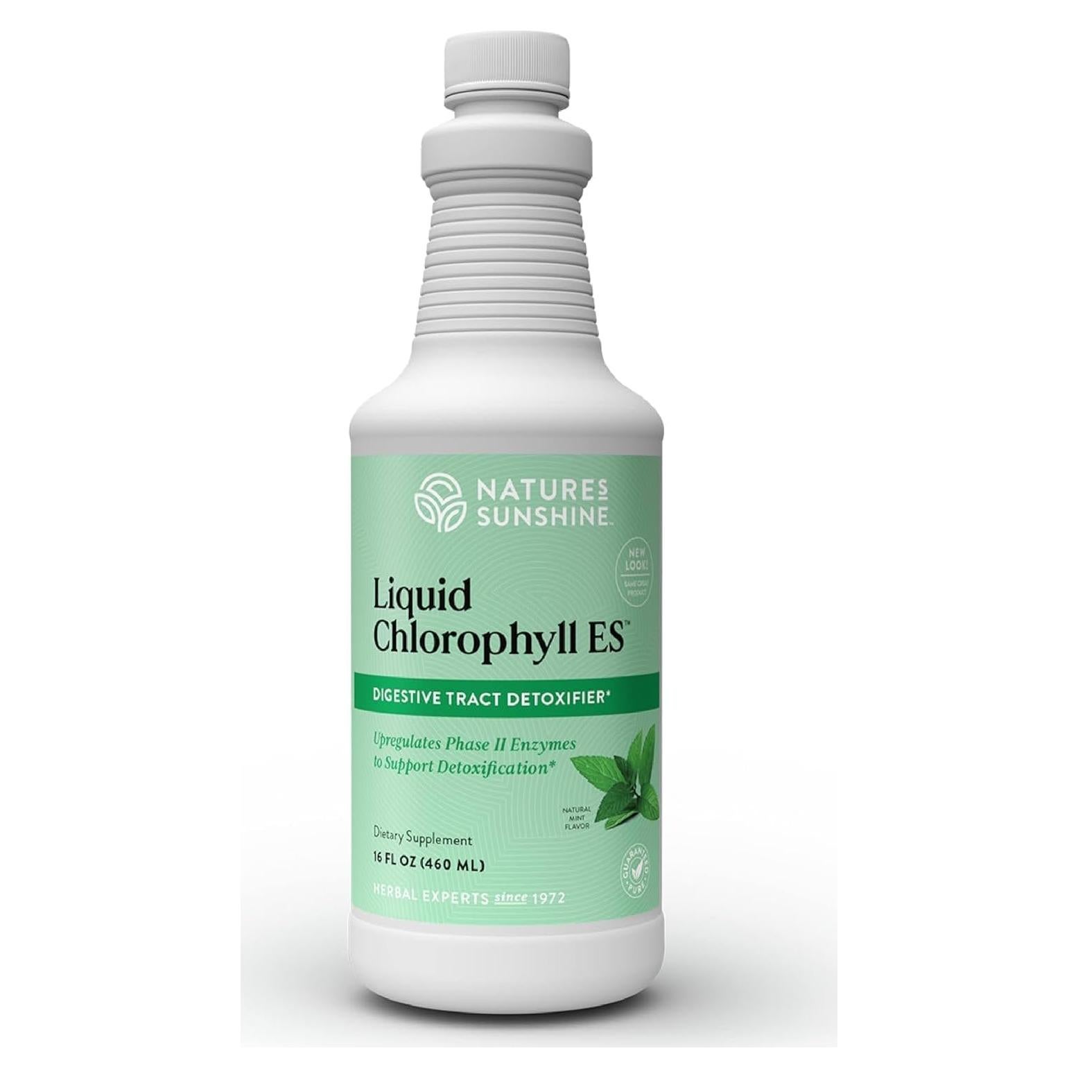 Clorofila Líquida Nature's Sunshine 473 ml - Desintoxicante y Energizante