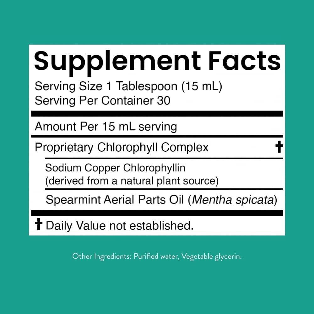 Clorofila Líquida Nature's Sunshine 473 ml - Desintoxicante y Energizante