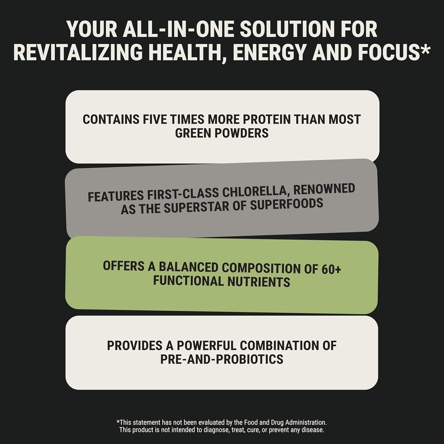 Suplemento de Proteínas Verdes ON3 Athletic Herbal 5 Porciones