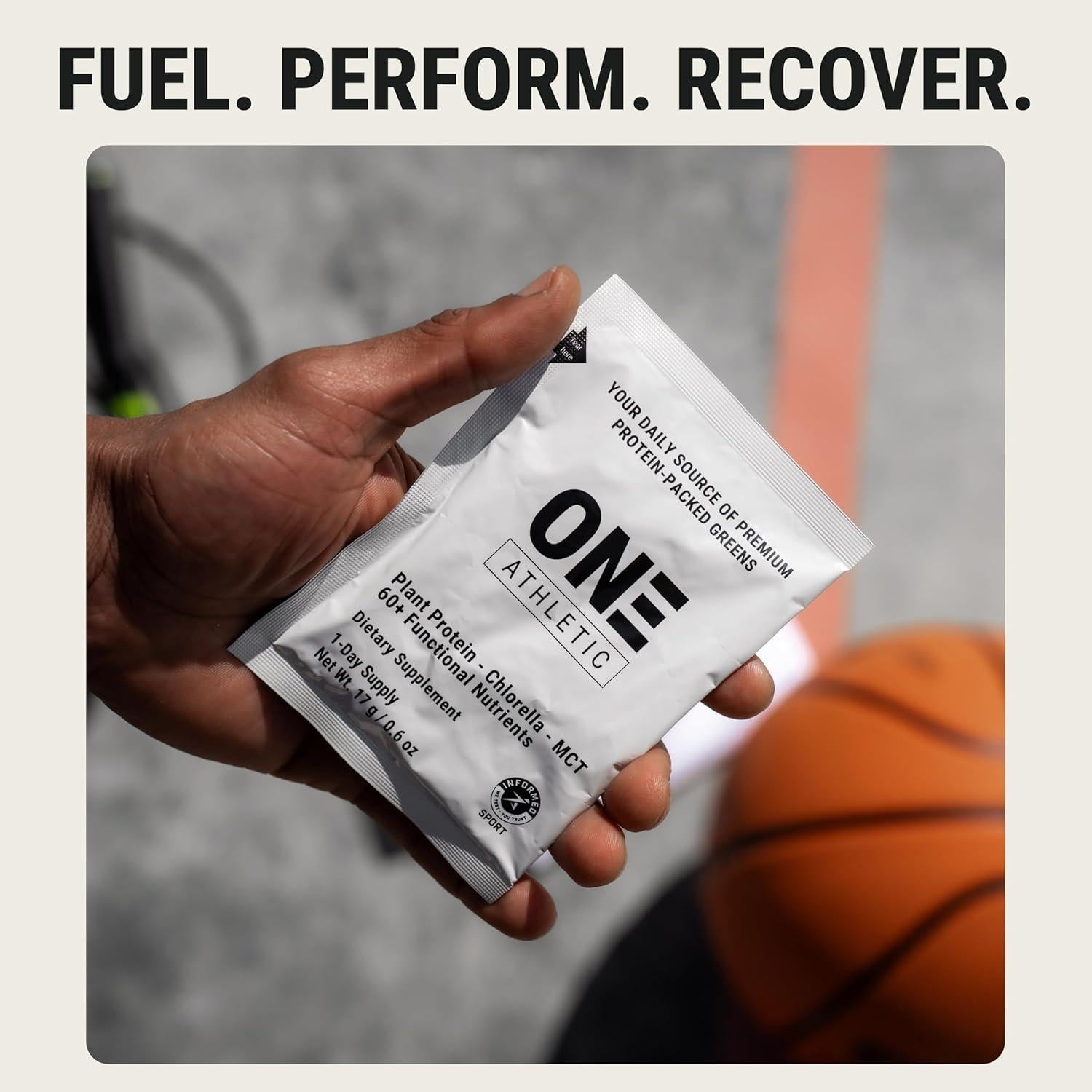 Suplemento de Proteínas Verdes ON3 Athletic Herbal 5 Porciones